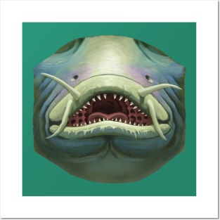 Whiskerfish Mask & Posters and Art